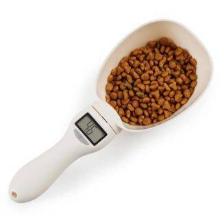800g/1g Pet Food Scale Cup For Dog Cat Feeding Bowl Kitchen Scale Spoon Measuring Scoop Cup Portable With Led Display Pet