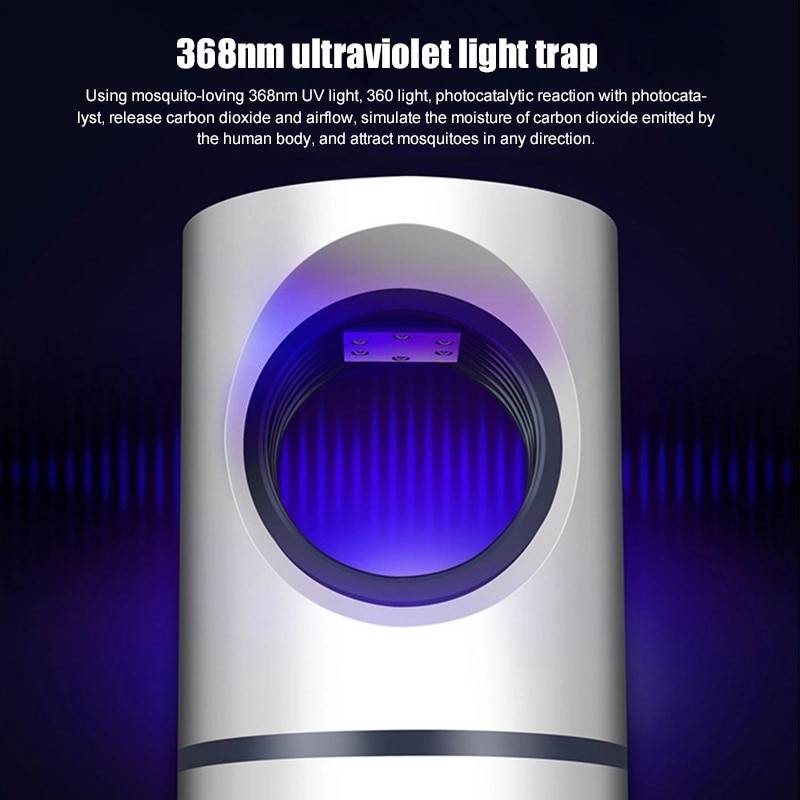 5W Usb Powered Electric Photocatalytic Led Anti Mosquito Killer Lamp LowVoltage UV Photocatalys Insect Trap Light Hunting Lights