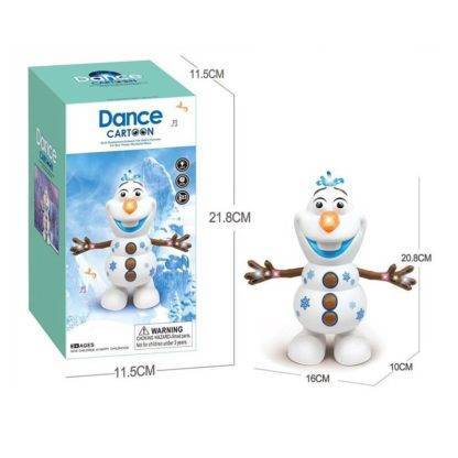 Hot Movie Olaf PVC Action Figures Toys Electric Dancing Snow Light Concert Singing Hand Dancing Machine Snowman Christmas Toy Toys